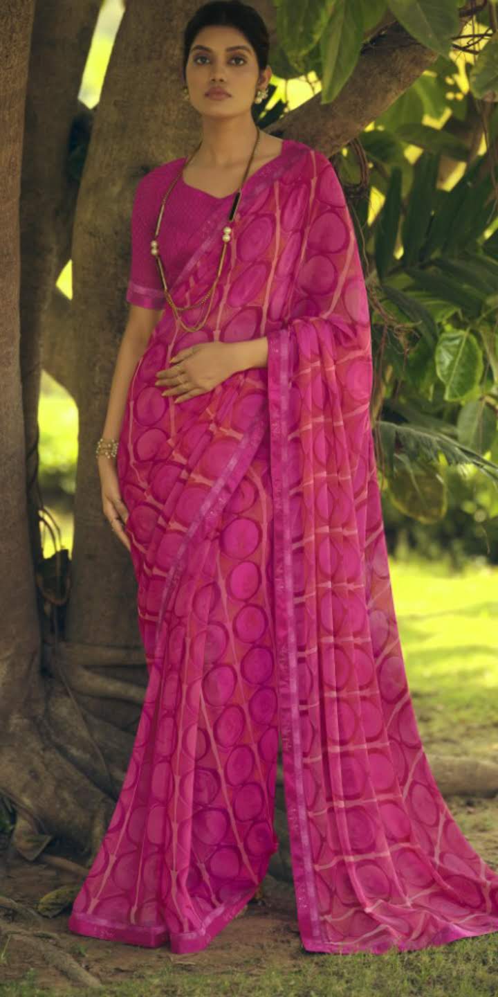 Quality Georgette sarees 3 - Dokets Shop