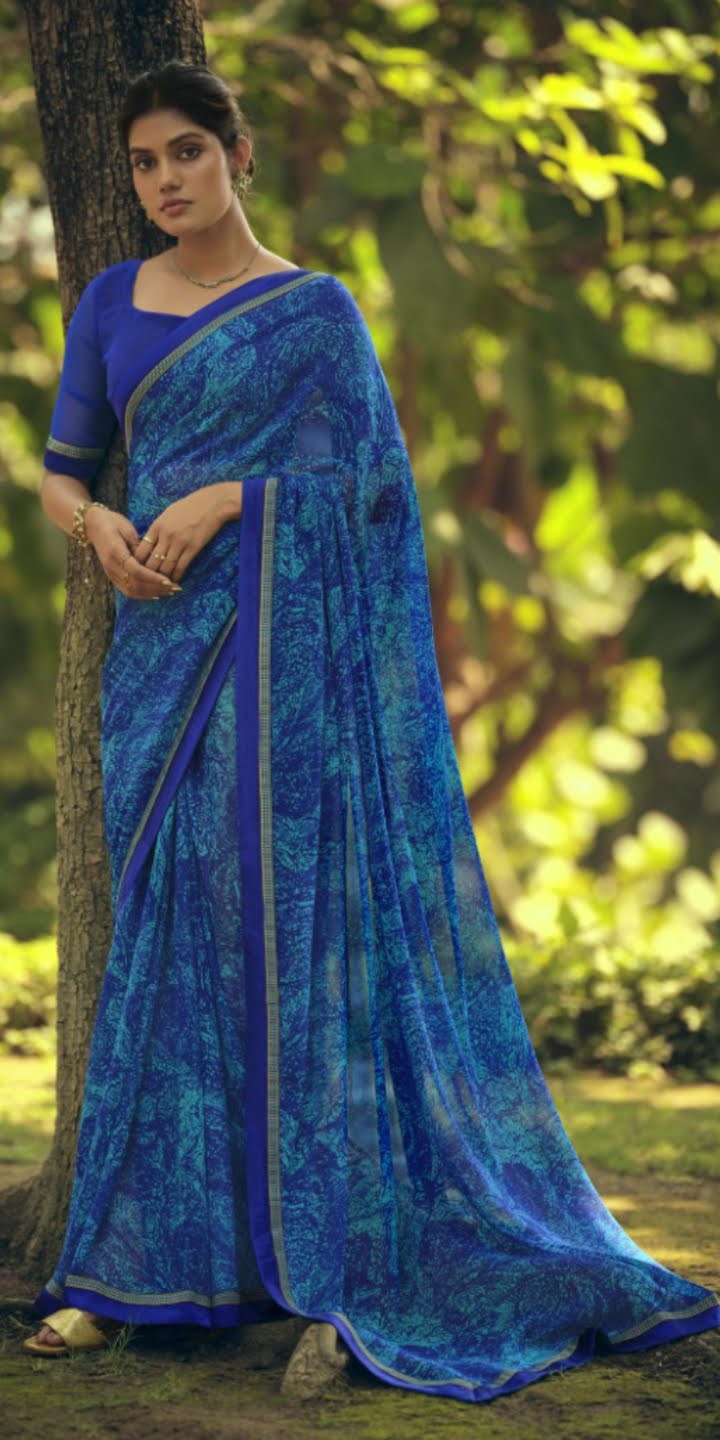 Quality Georgette sarees 4 - Dokets Shop