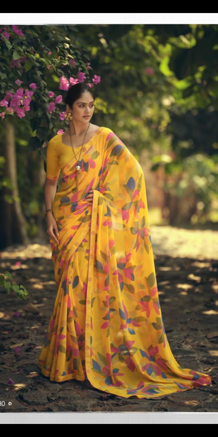 Quality Georgette sarees 4 - Dokets Shop