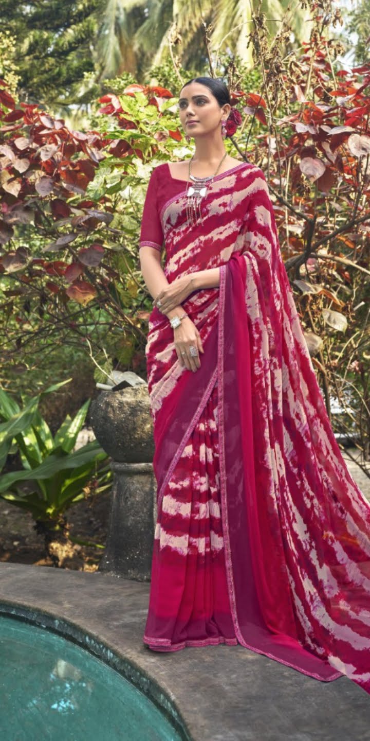 Quality Georgette sarees 5 - Dokets Shop