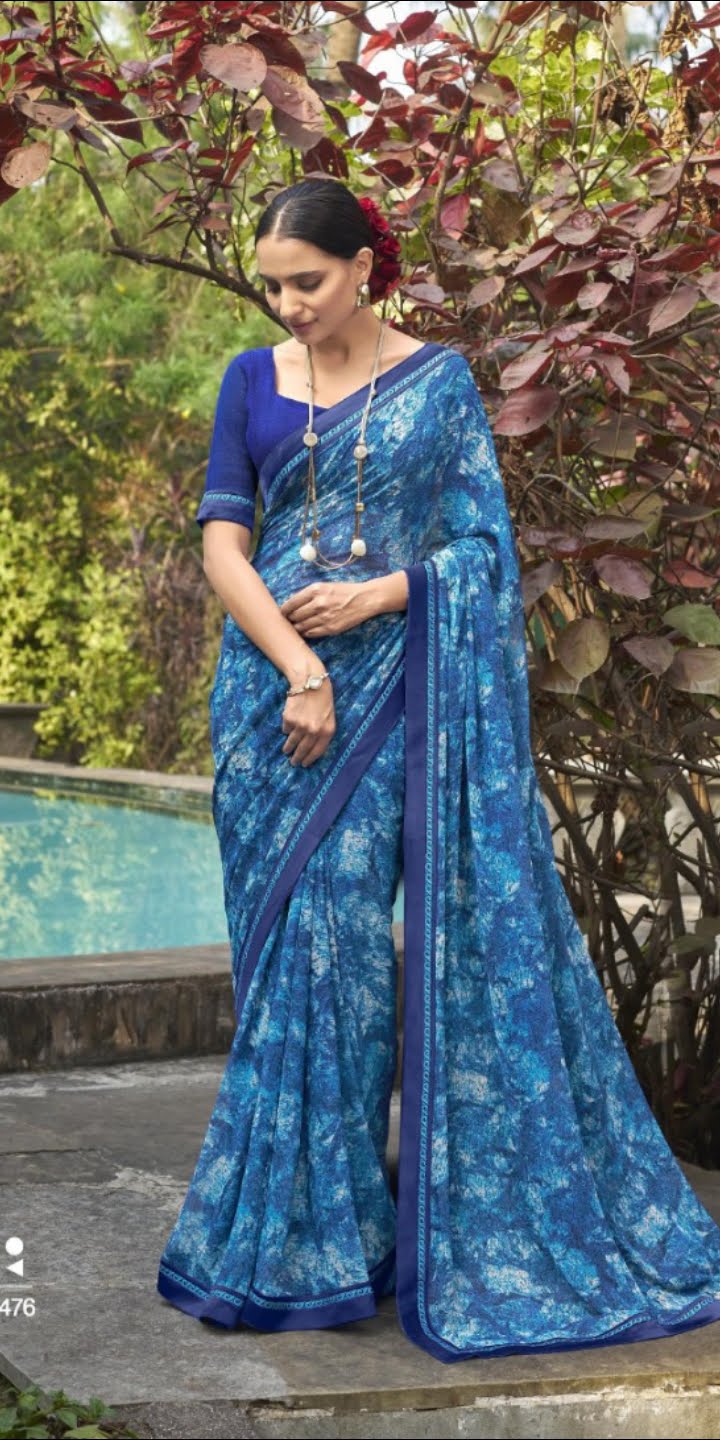 Quality Georgette sarees 5 - Dokets Shop