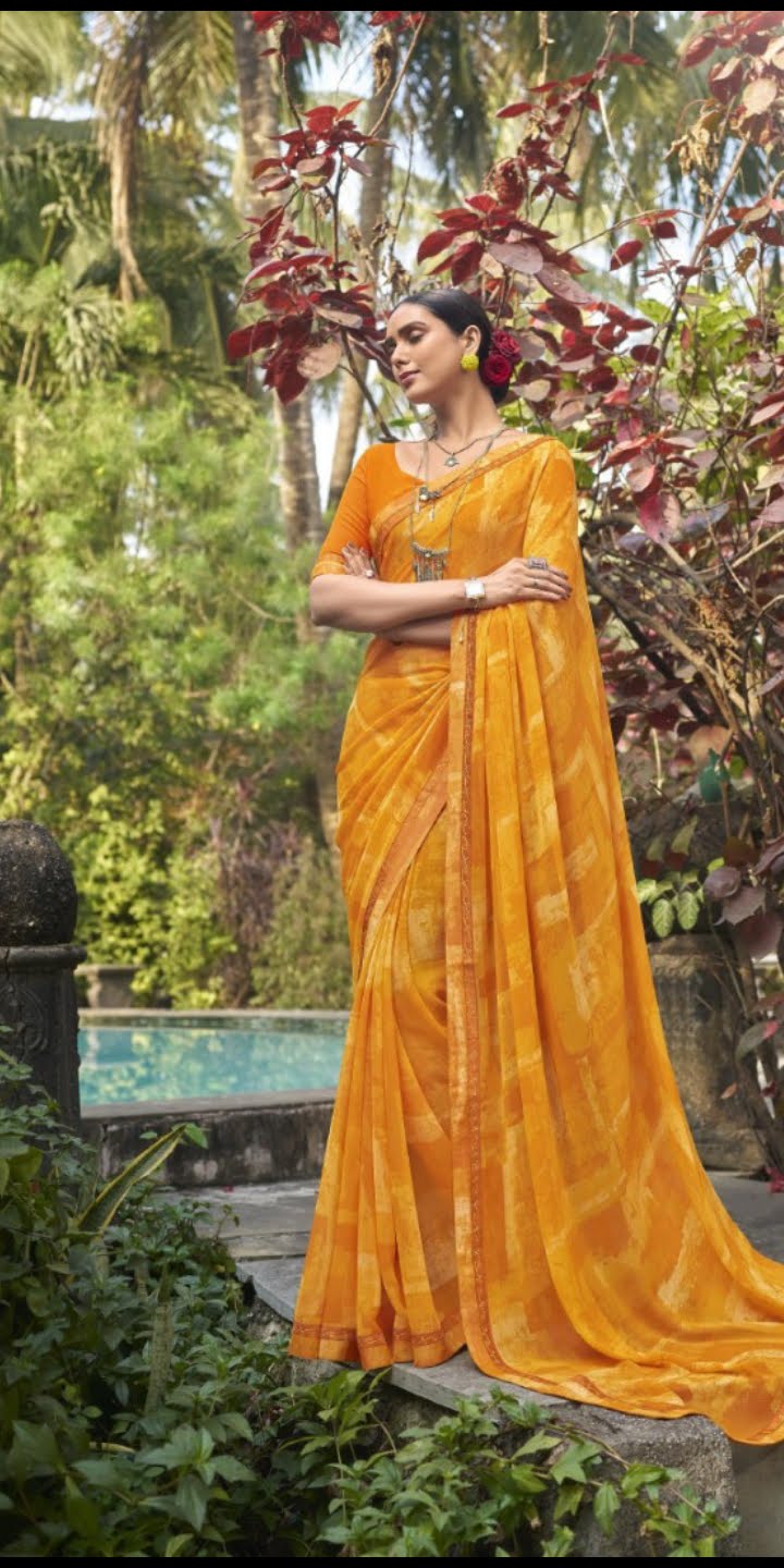 Quality Georgette sarees 5 - Dokets Shop