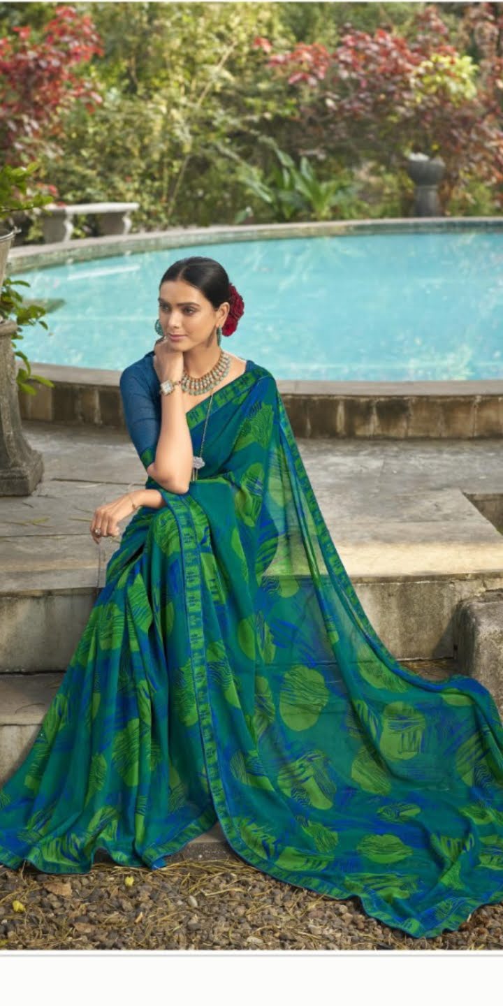 Quality Georgette sarees 1 - Dokets Shop