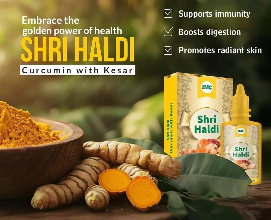 Shri Haldi Curcumin With Kesar - Dokets Shop