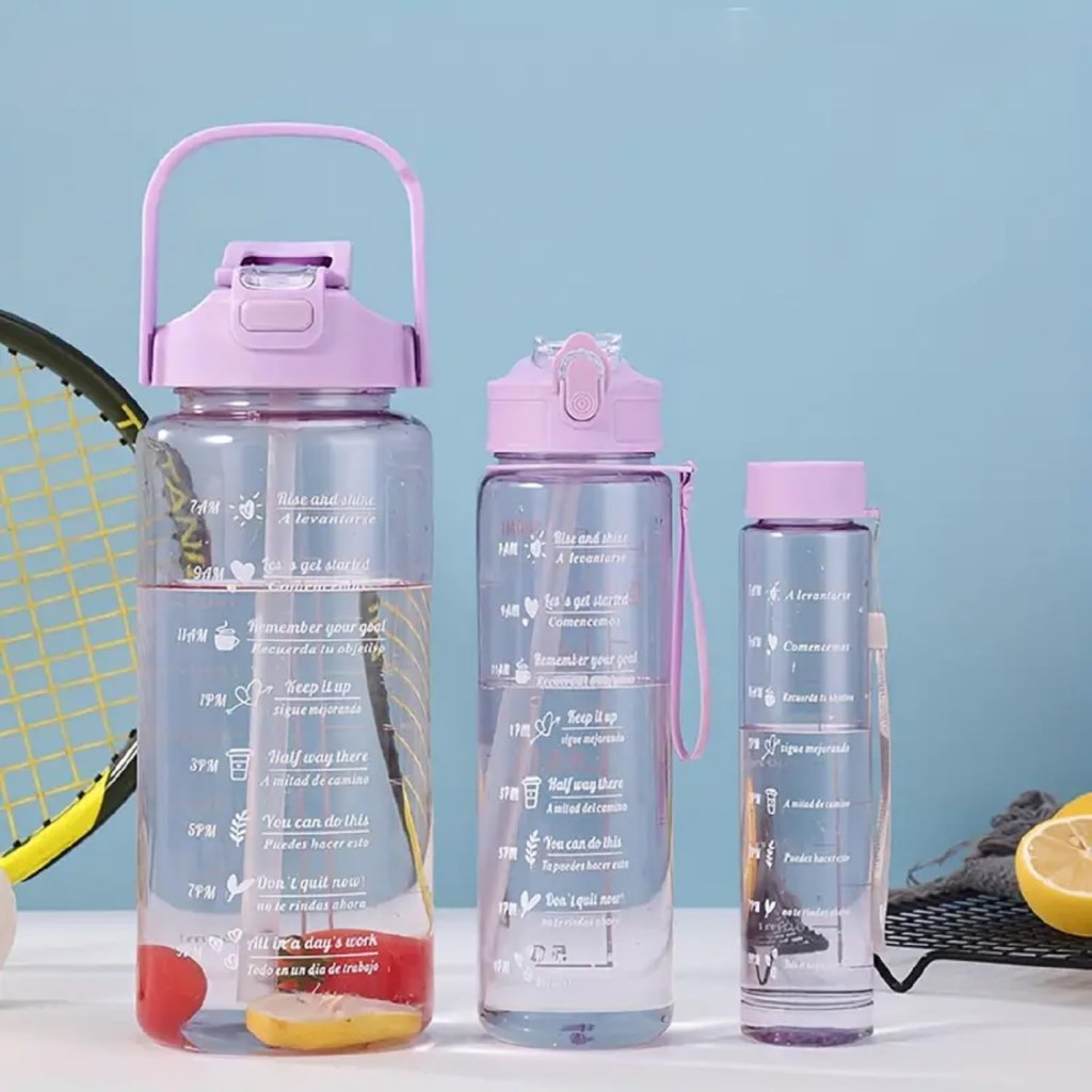 Motivational and Transparent Timer Bottles