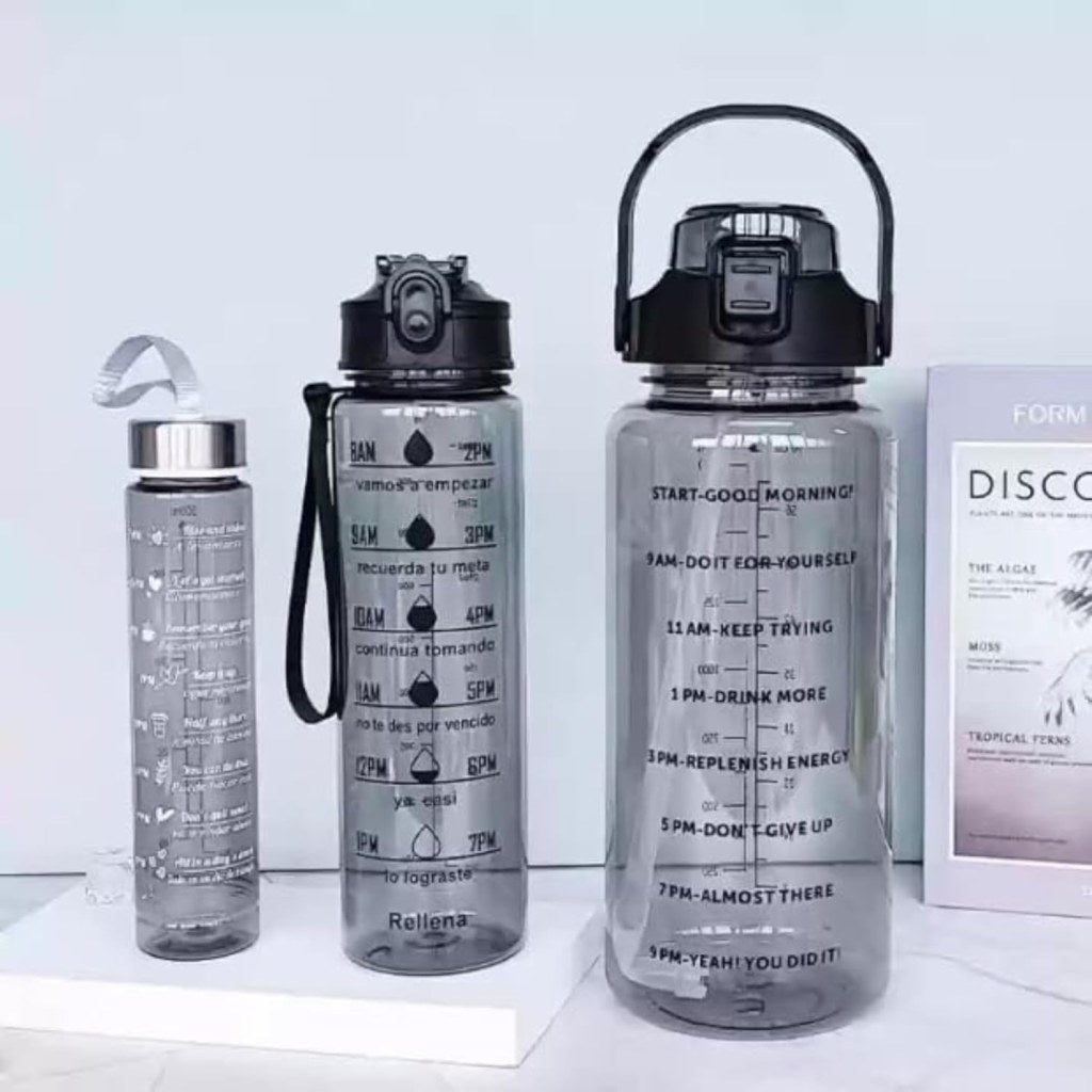 Motivational and Transparent Timer Bottles