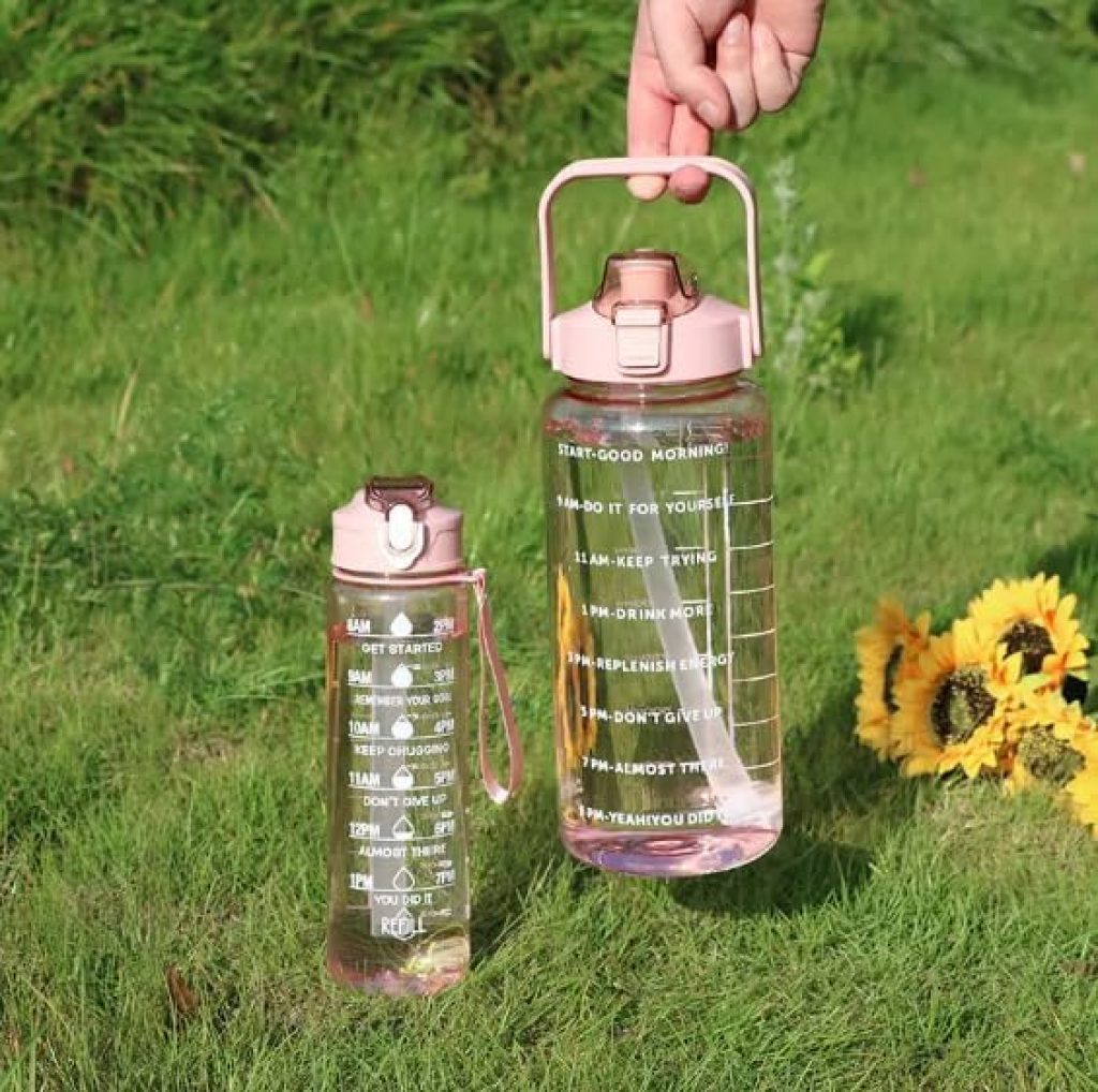Motivational and Transparent Timer Bottles