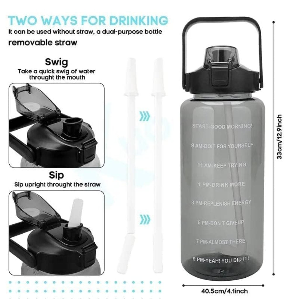 Motivational and Transparent Timer Bottles