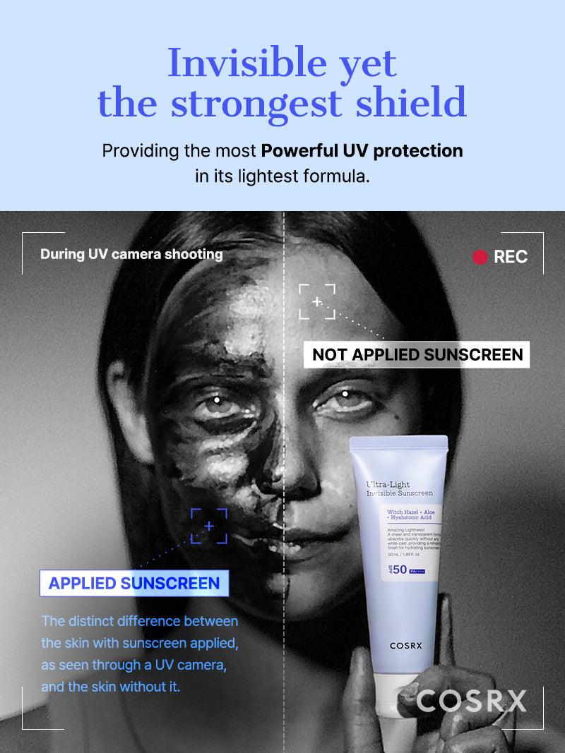 Cosrx Ultra-Light Invisible Face Sunscreen SPF50 PA++++ (50ml)