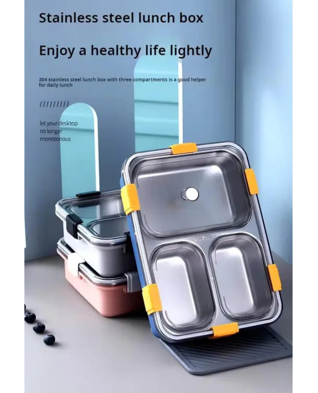 Lunchboxes, Stainless Steel 304