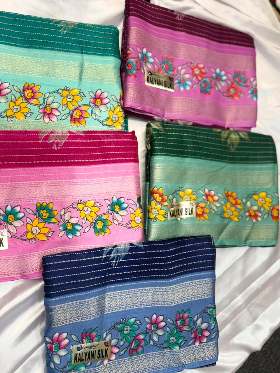 Handloom Floral Silk Saree