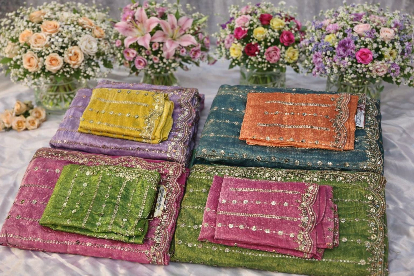 Designer Fendy Space Silk Sarees