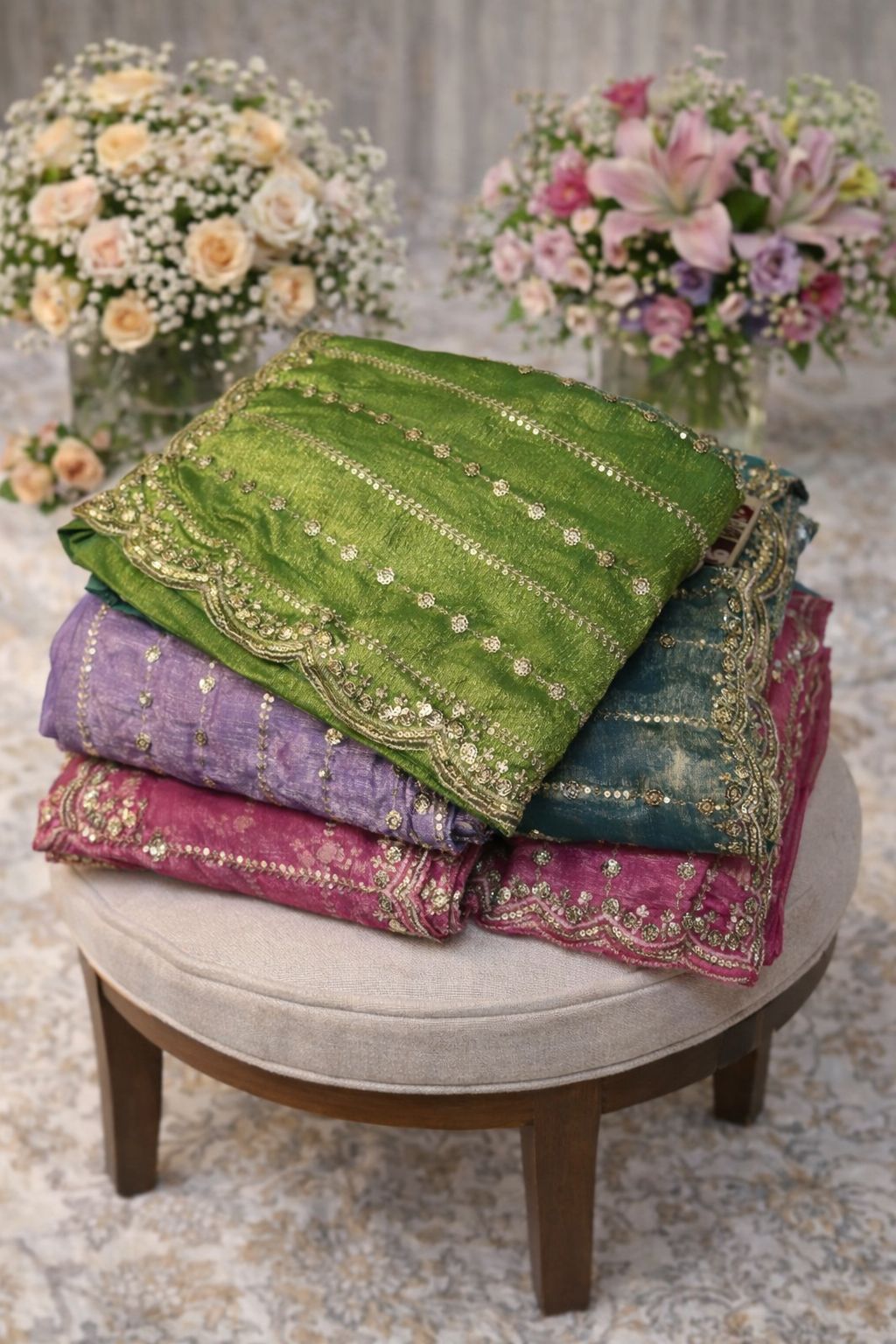 Designer Fendy Space Silk Sarees