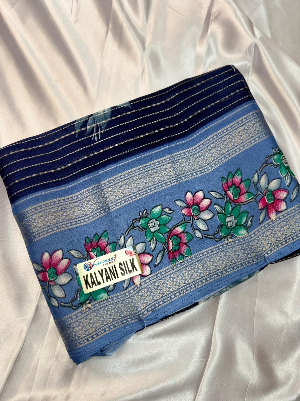 Handloom Floral Silk Saree