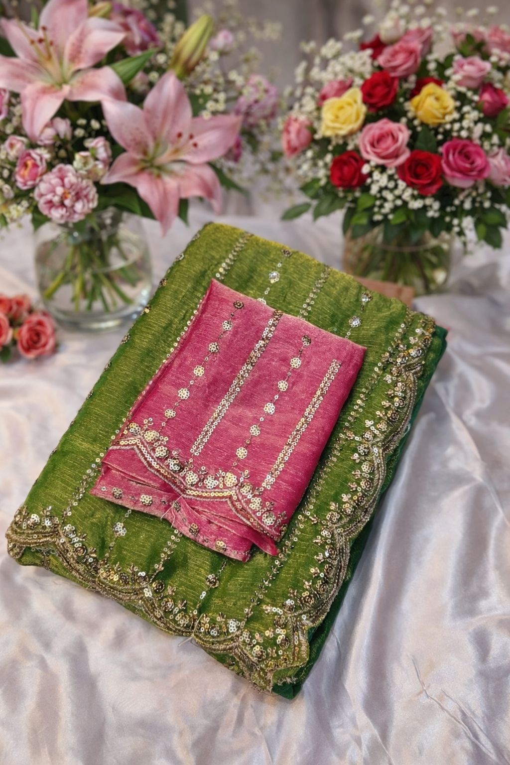 Designer Fendy Space Silk Sarees