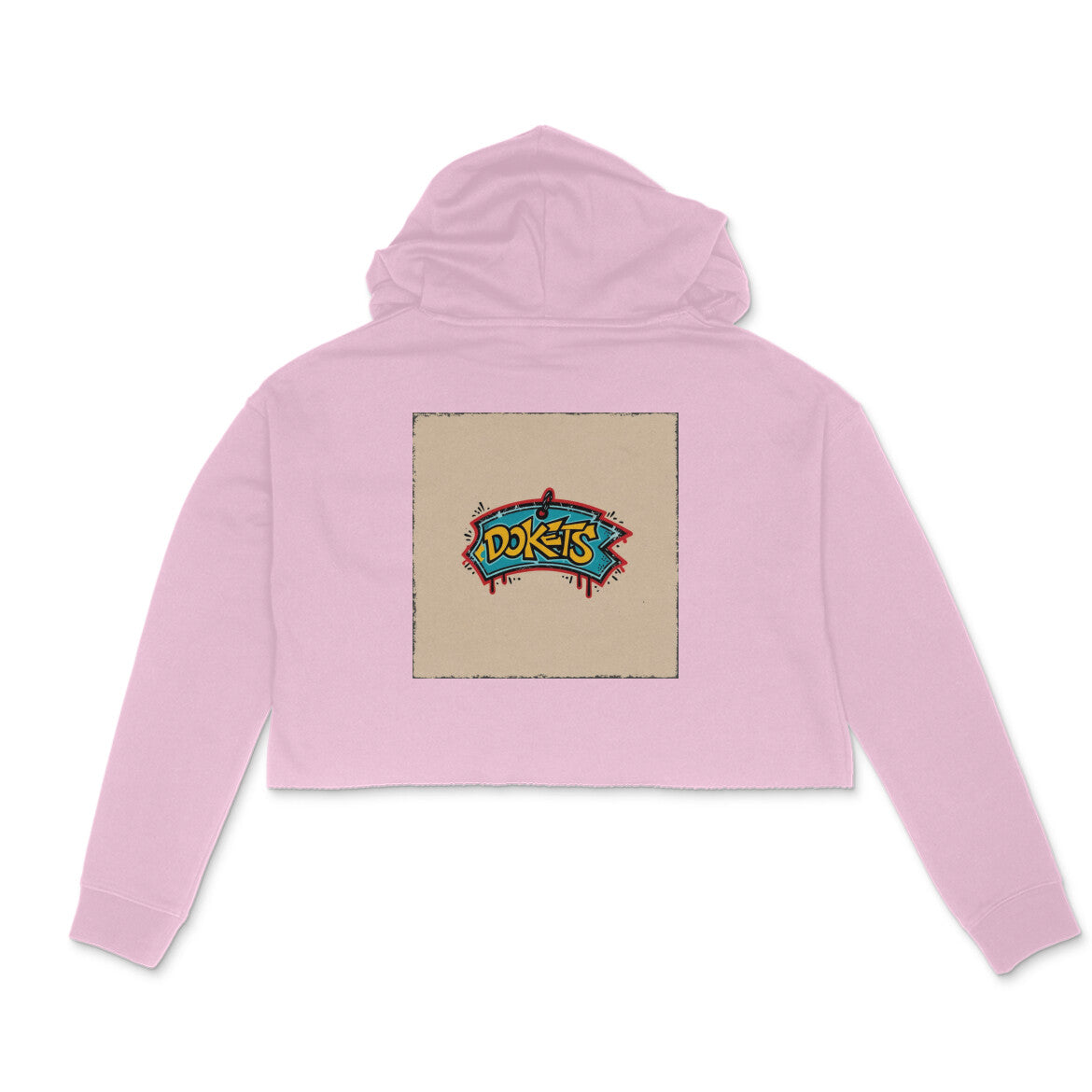 Dokets Crop Hoodie for Women : Barbie