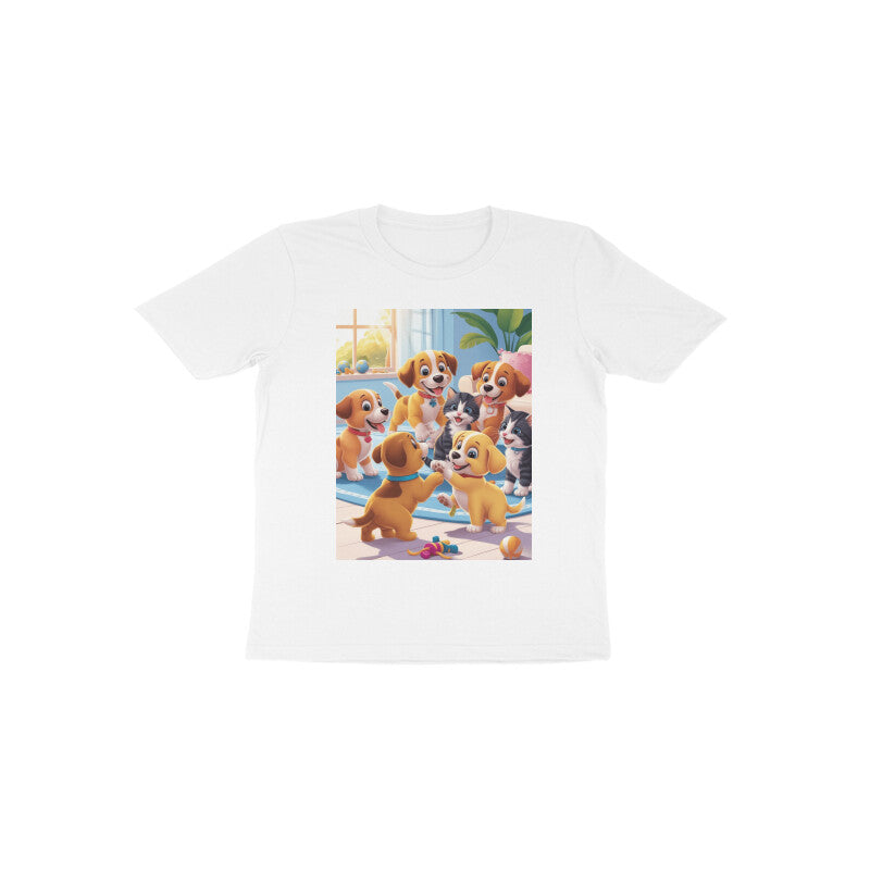 Dokets Puppies and Kittens T-Shirts for Toddlers