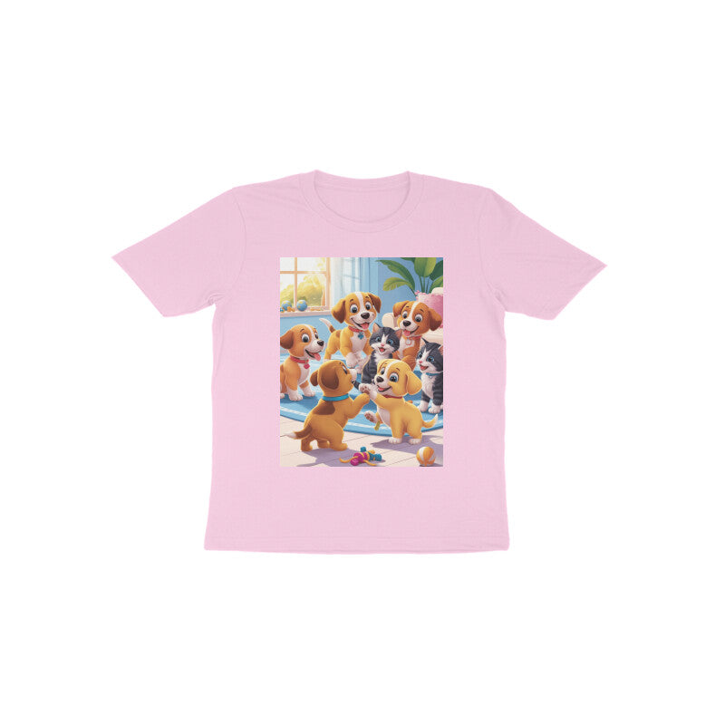 Dokets Puppies and Kittens T-Shirts for Toddlers