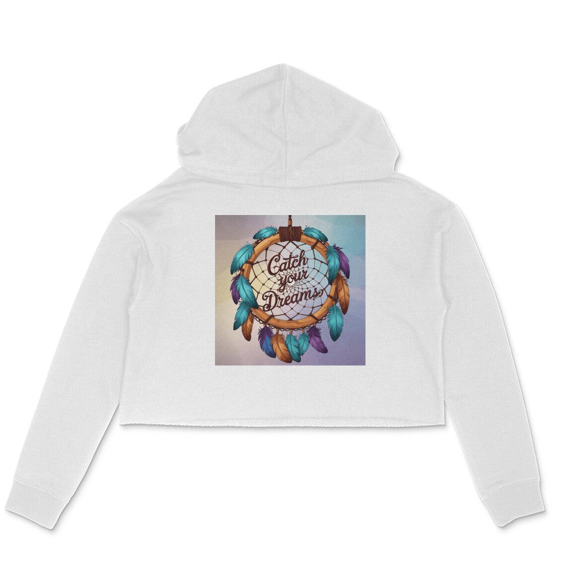 Dokets Crop Hoodies for Women : Catch Your Dreams Collection 1