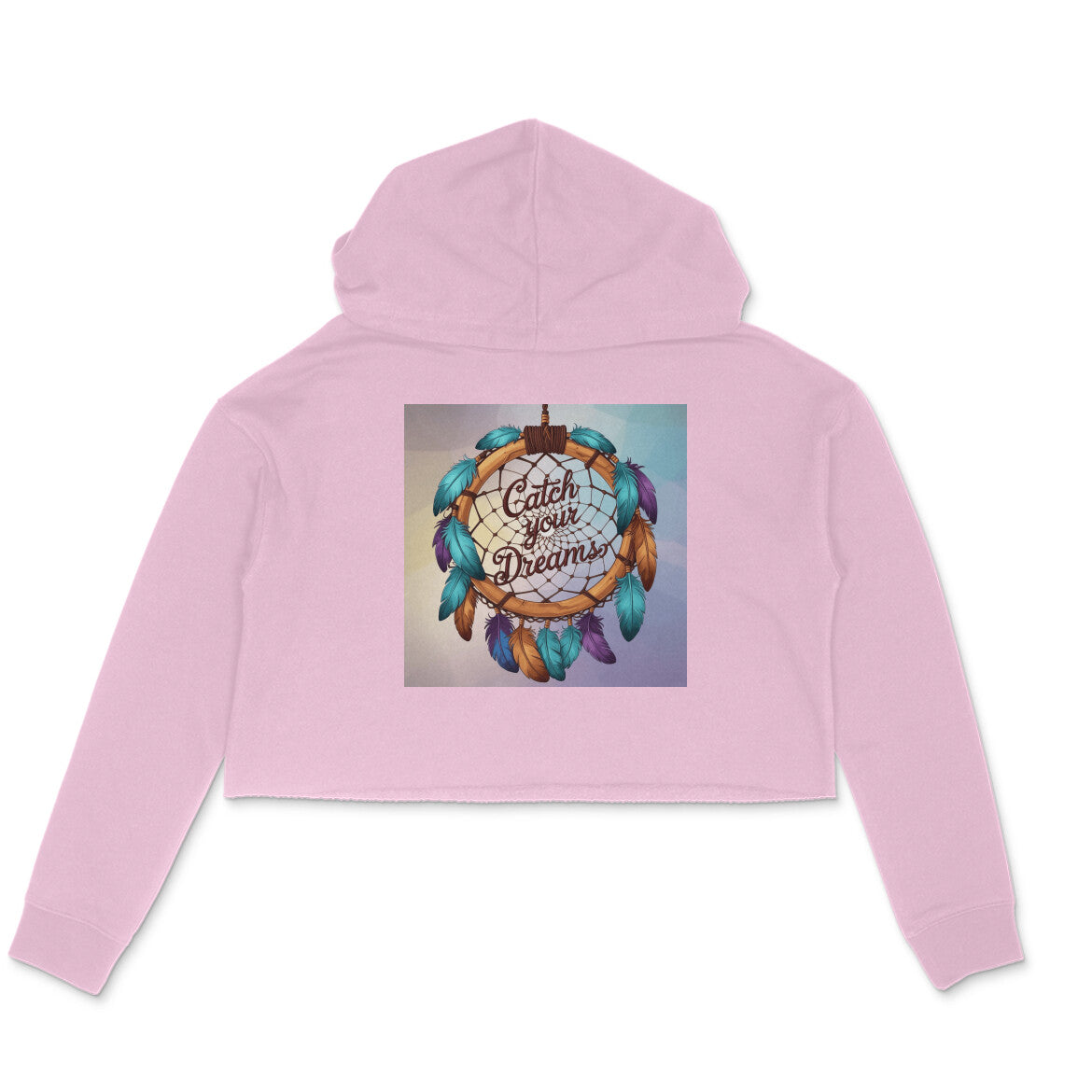 Dokets Crop Hoodies for Women : Catch Your Dreams Collection 1