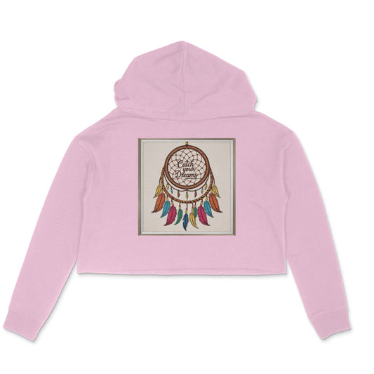 Dokets Crop Hoodies for Women : Catch Your Dreams Collection 2