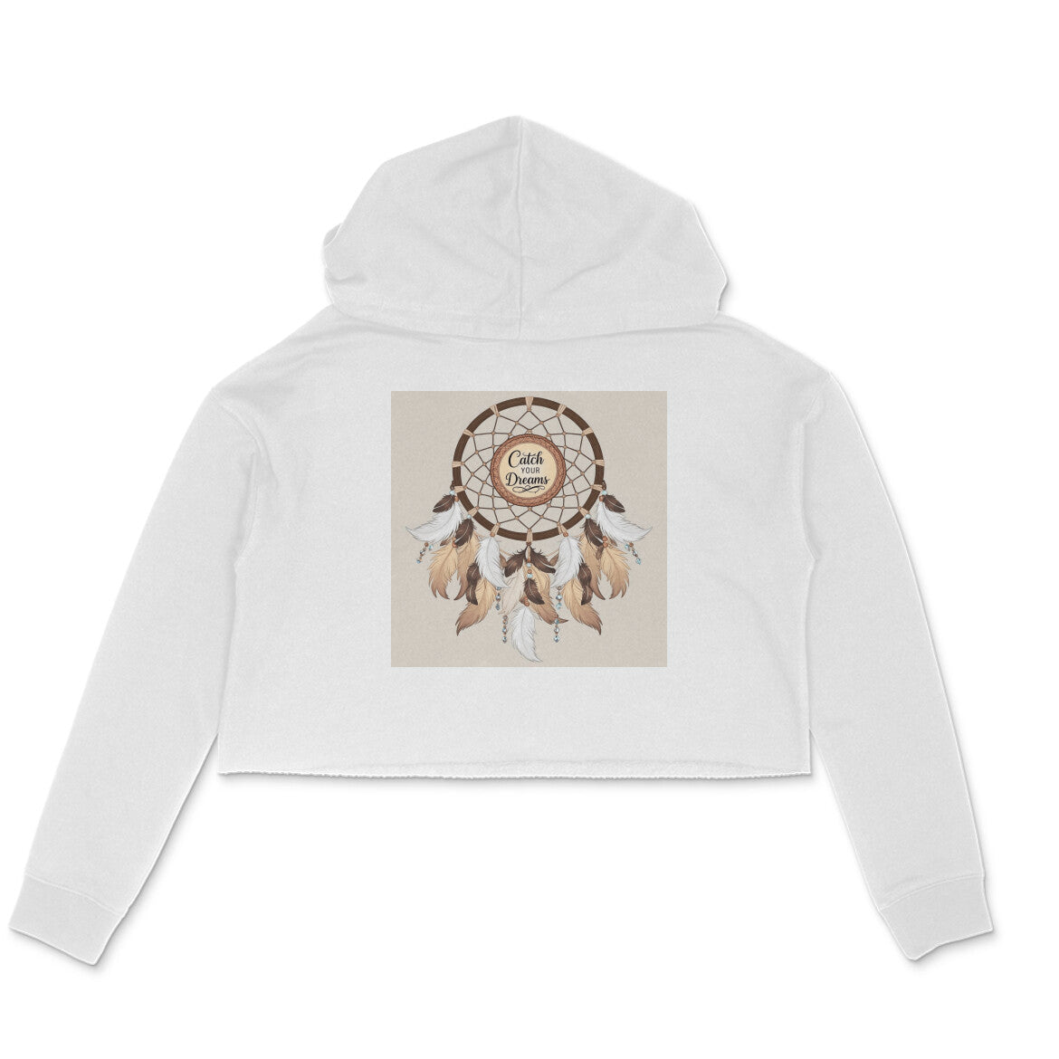 Dokets Crop Hoodies for Women : Catch Your Dreams Collection 4