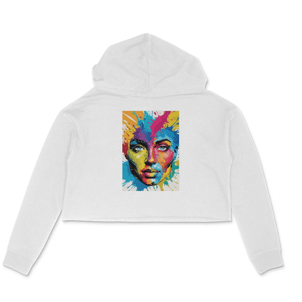 Dokets Crop Hoodie Face