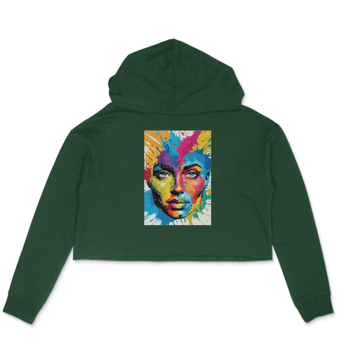 Dokets Crop Hoodie Face