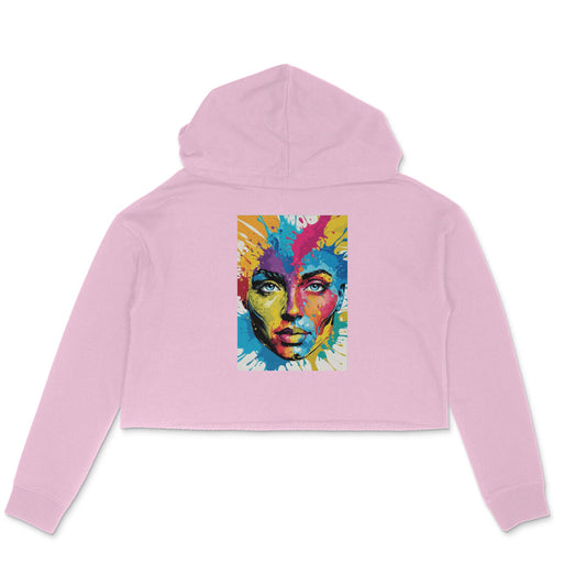 Dokets Crop Hoodie Face