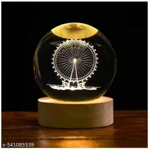 Crystal Ball (3D) Night Lamp Home