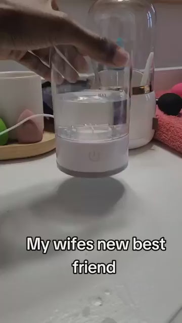 Make Up Brush Cleaner,Electric Brush Cleaner, USB Rechargeable Automatic Deep Cosmetic Cleaning Device : DRC