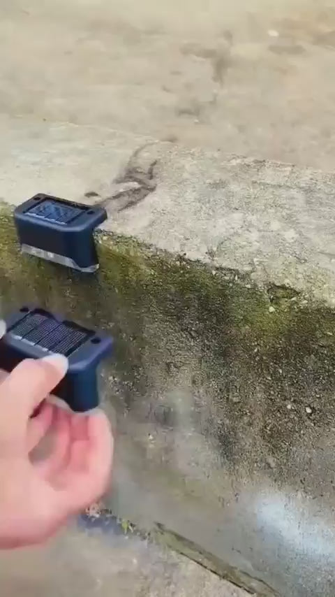 4 pcs Solar Step Light