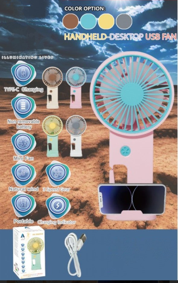 Mini Portable Fan, Mini Hand Fan For Kids and Everyone