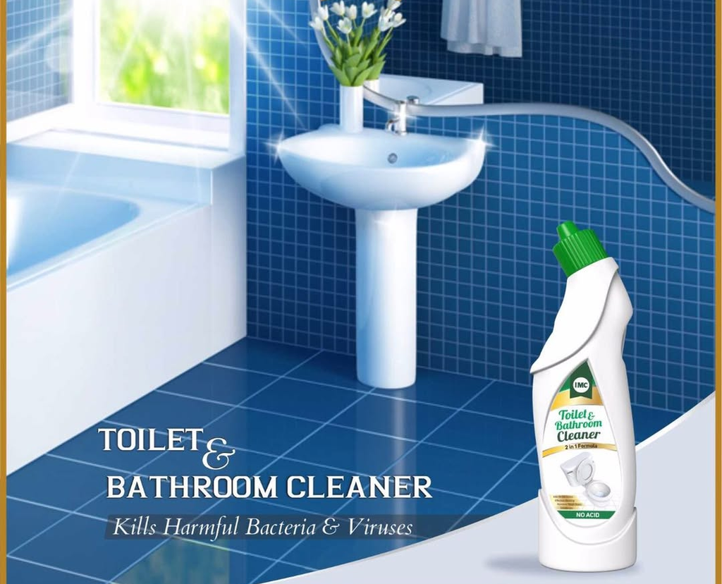 Toilet and Bathroom Cleaner (500 ml) : Pack of 2 - Dokets Shop