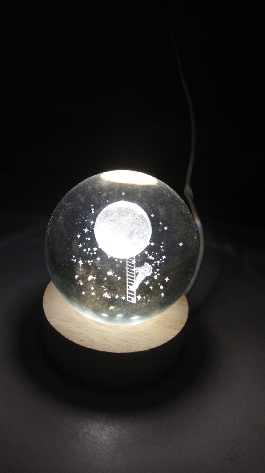 Crystal Ball (3D) Night Lamp Home