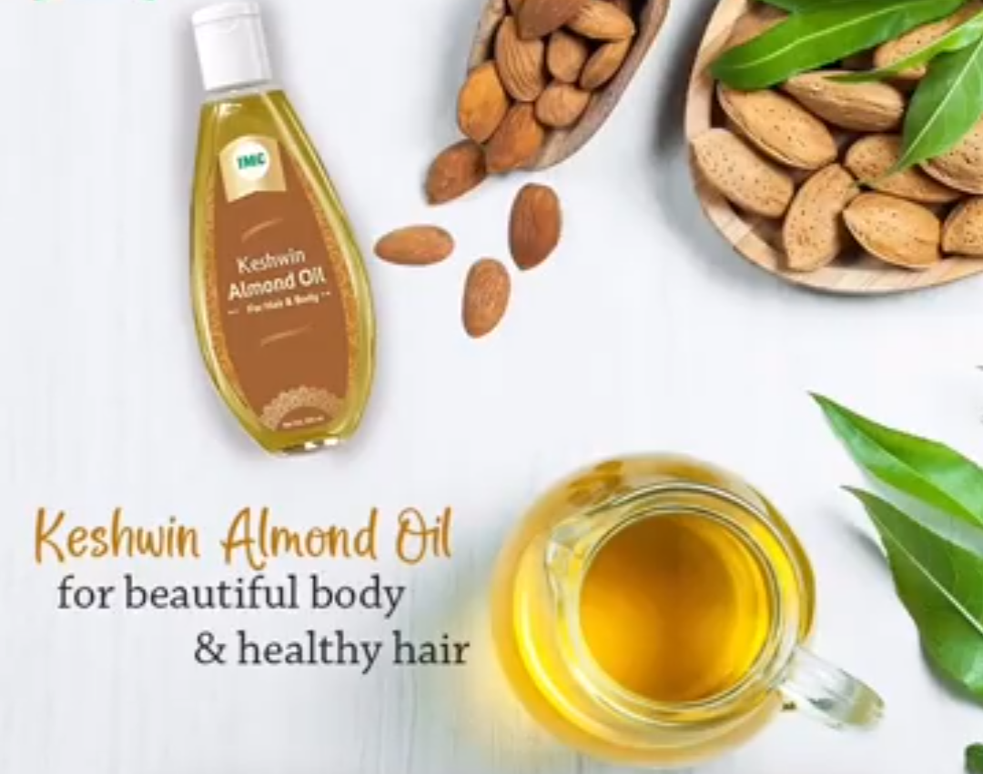 Keshwin Almond Oil for Hair and Body (100 ml) - Dokets Shop