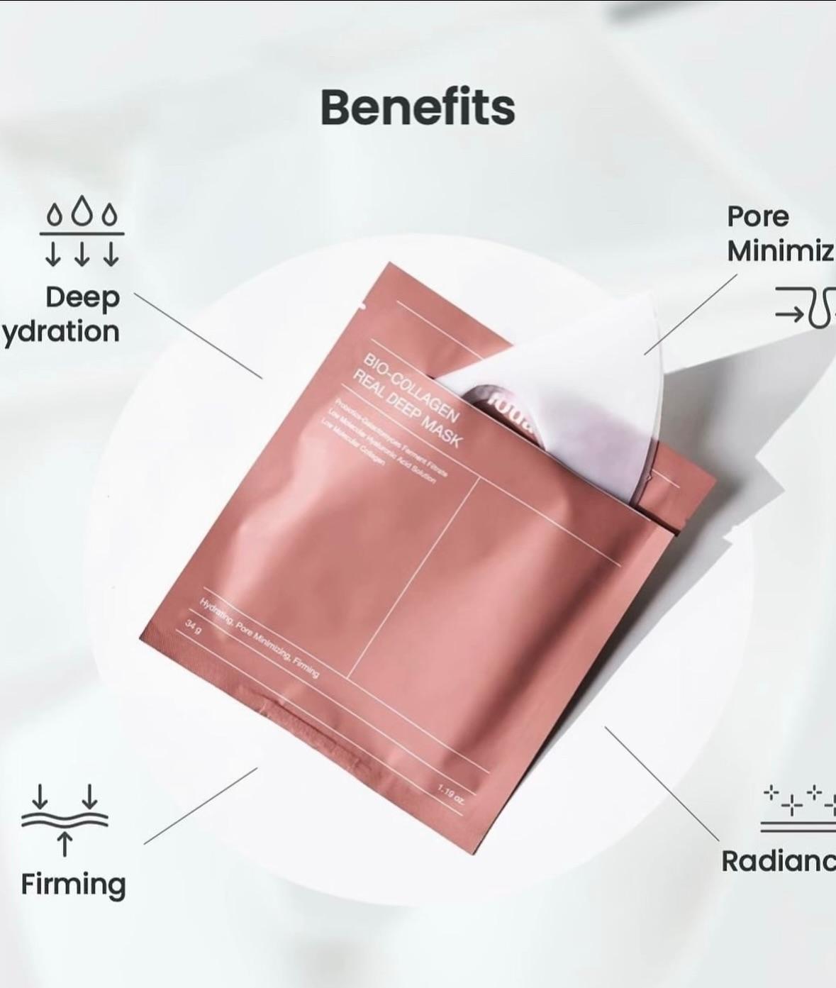 Bio Collagen Face Mask 4 pcs
