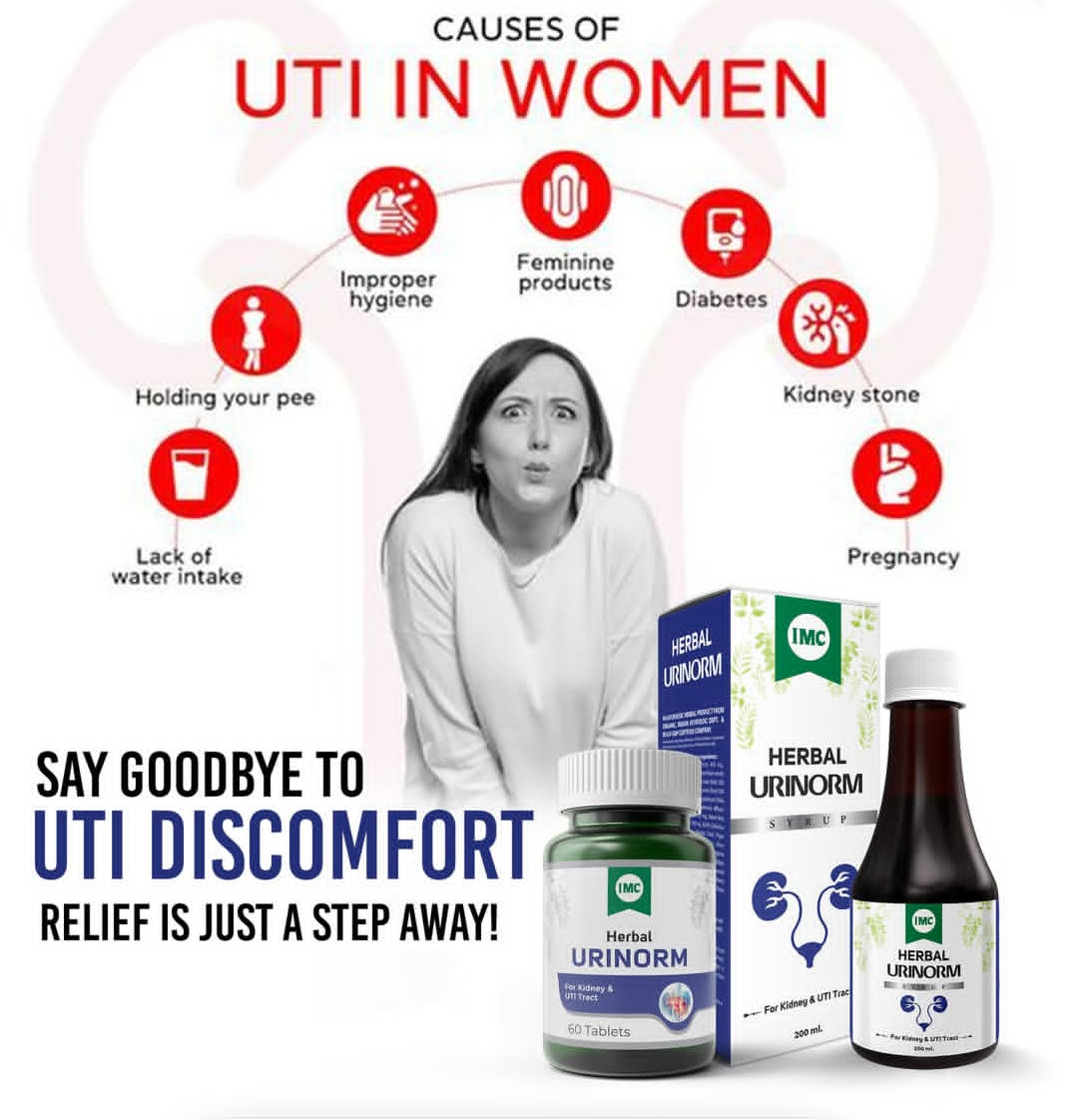 Herbal Urinorm Syrup (200 ml) - Dokets Shop