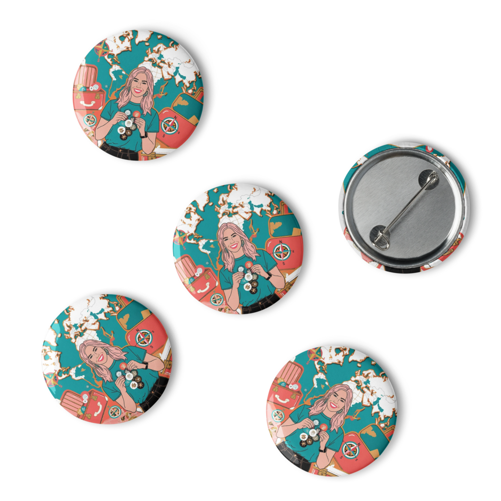 Dokets Set of pin buttons collection 3 - Dokets Shop