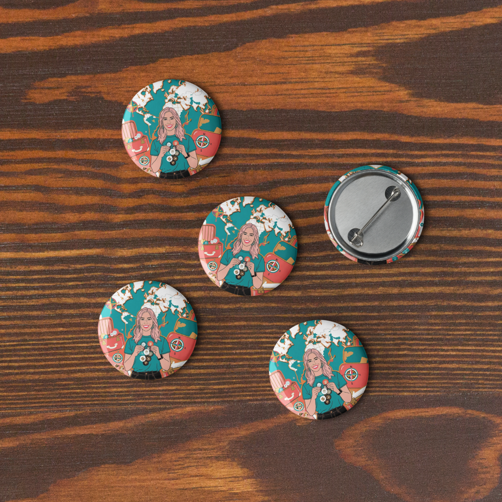 Dokets Set of pin buttons collection 3 - Dokets Shop