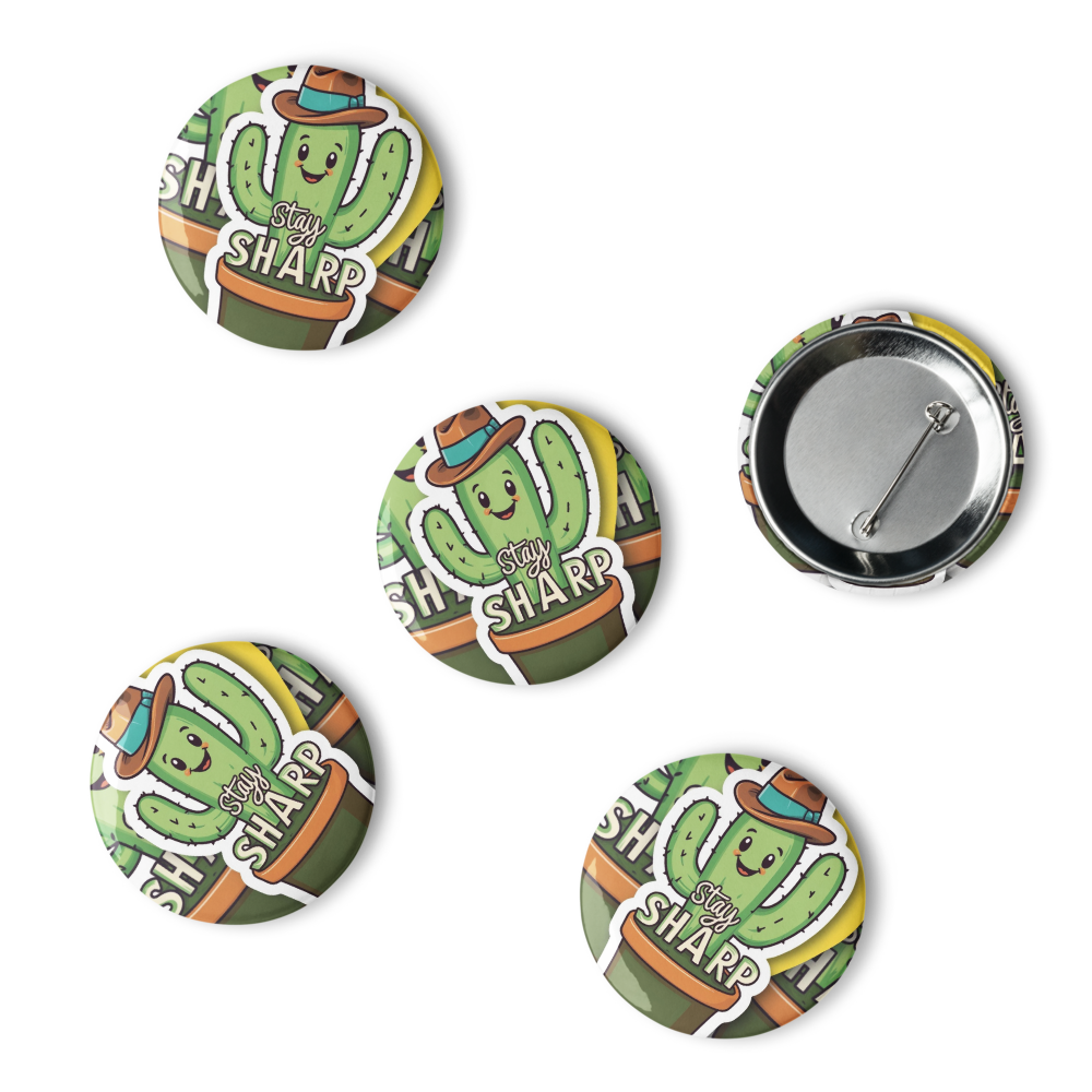 Dokets Set of pin buttons collection 6 - Dokets Shop