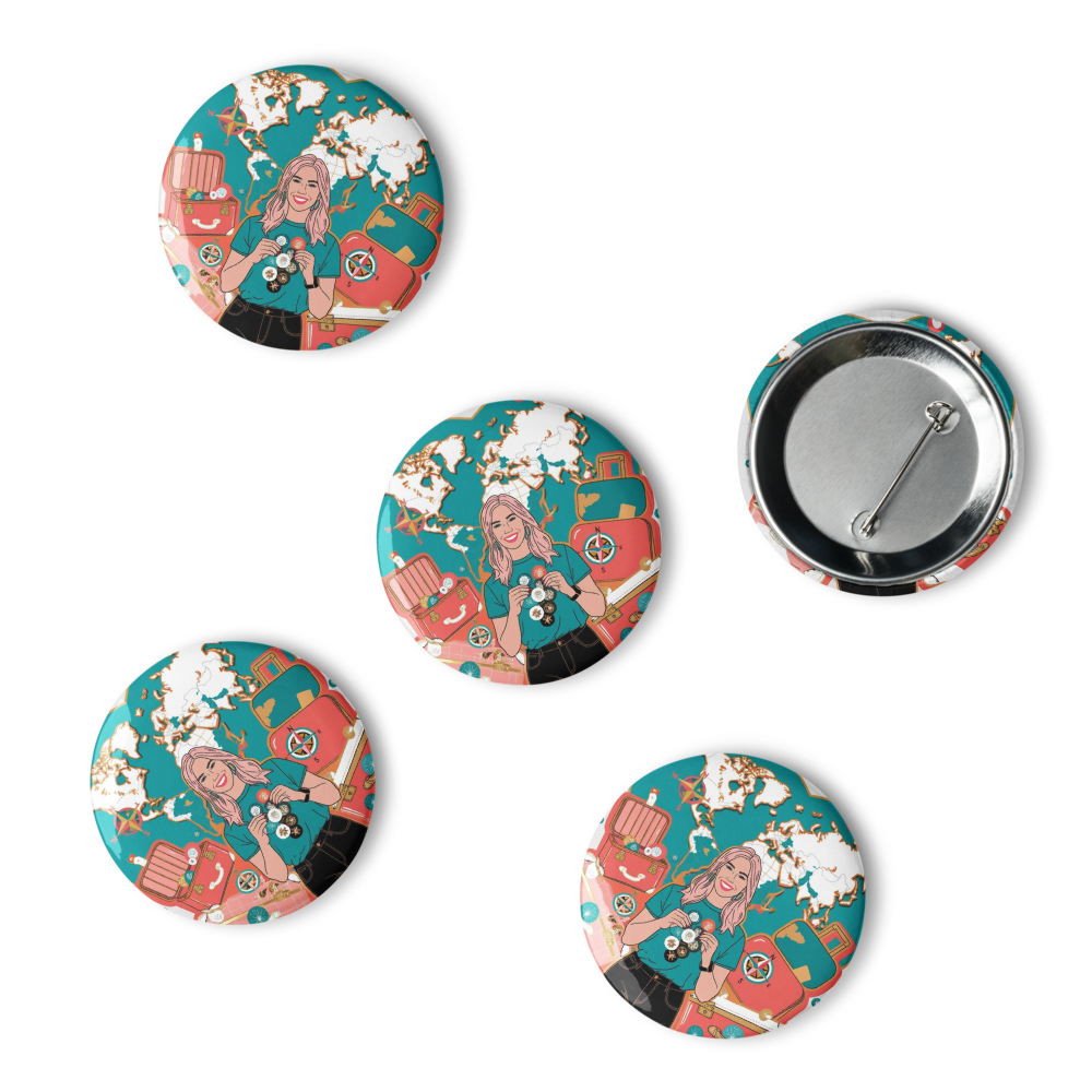 Dokets Set of pin buttons collection 3 - Dokets Shop