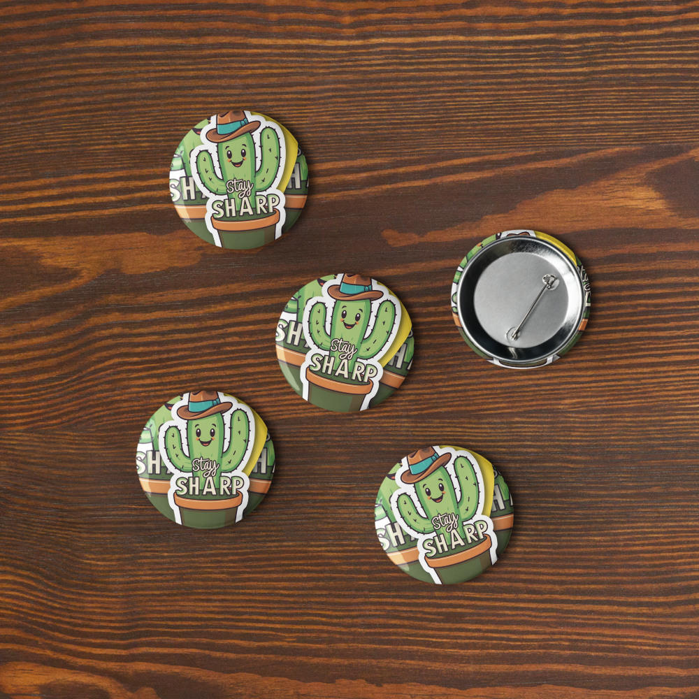 Dokets Set of pin buttons collection 6 - Dokets Shop