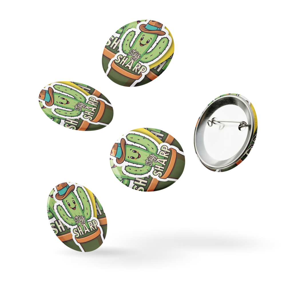 Dokets Set of pin buttons collection 6 - Dokets Shop