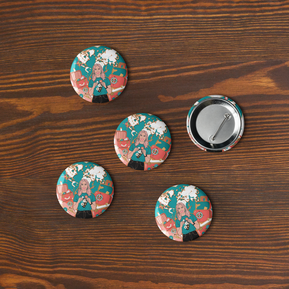 Dokets Set of pin buttons collection 3 - Dokets Shop